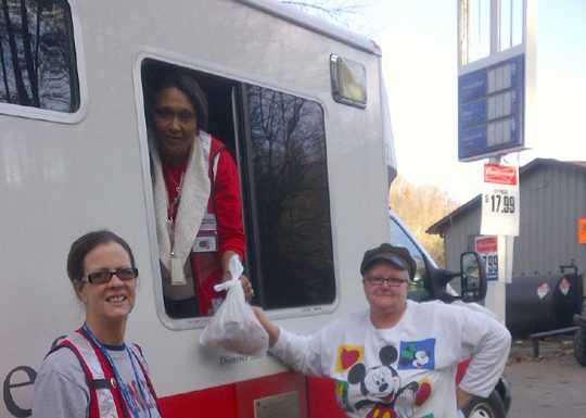 Stormy weather marks deployment