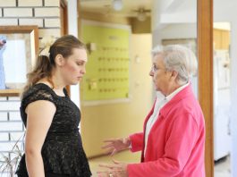 Blind tap dancer must envision her steps