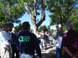 Up-close lesson on chamber’s Earthquake Walk
