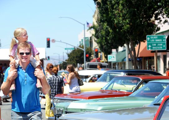 Hot rods on a hot day at Street Festival