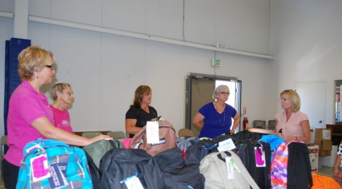 Back packs bring comfort to foster, other children