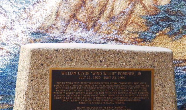 Updated: Biker leaves late husband’s ashes at Johnny’s