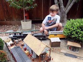 Model train tour makes stop in the area