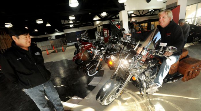 Hollister shop sells iconic Indian bike on comeback trail