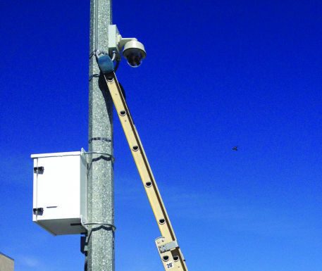 Surveillance cameras going up in downtown Hollister