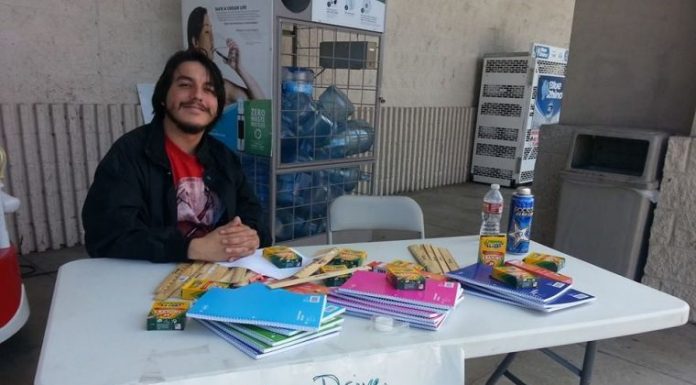 Substitute teacher re-launches backpack giveaway program