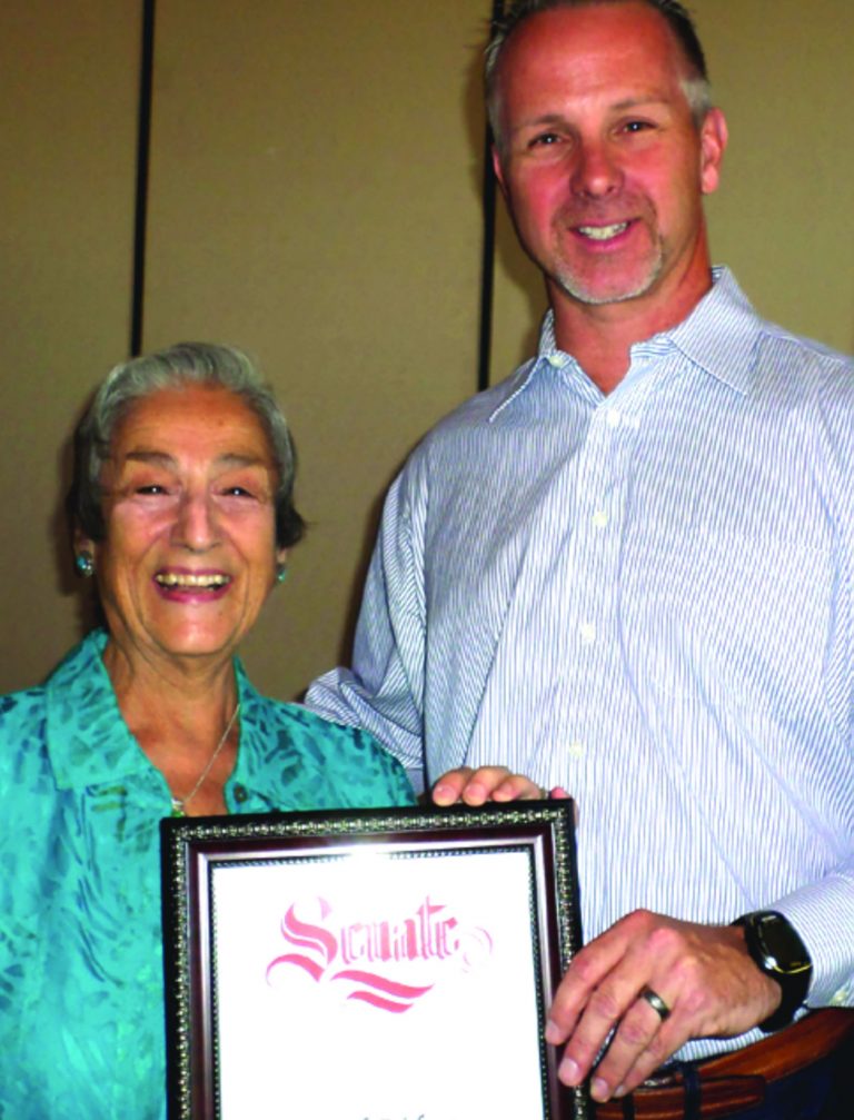 Erickson named Cannella’s volunteer of the year