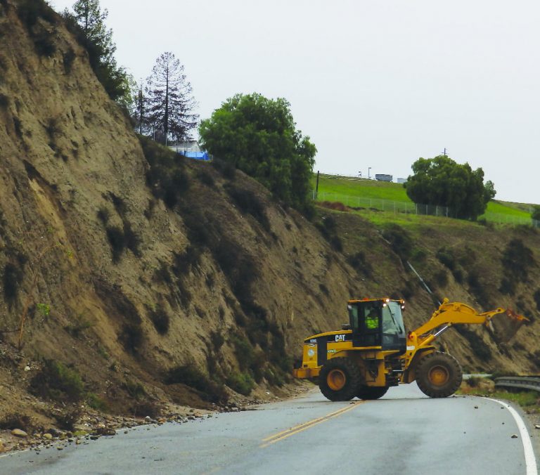 County officials respond to mudslides, rocks