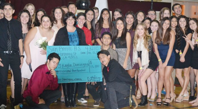 Students donate $14K to Dominguez family