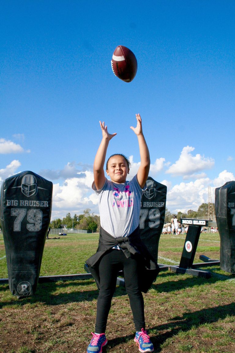 Youth Football: A girl that hits like the boys