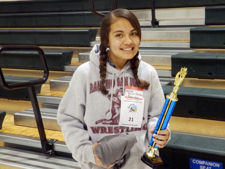 County’s top spellers face off in finals for junior high students