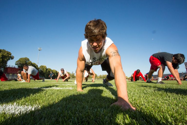 Football: Balers get a taste of the bright lights
