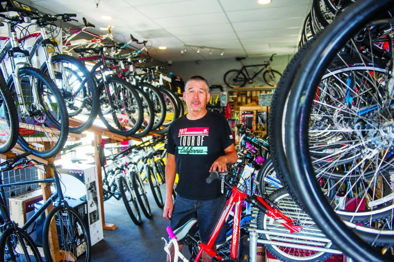 Family-run bicycle shop takes local road to success