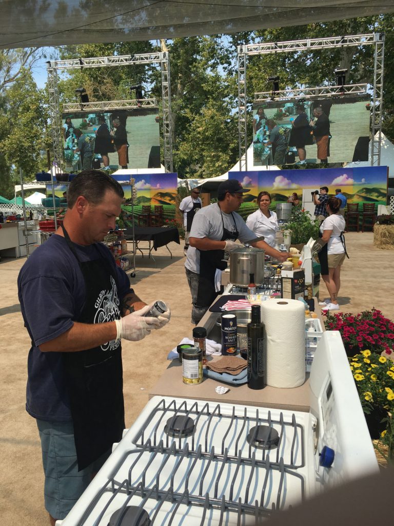Hollister fire crews take part in Garlic Fest charity cook-off