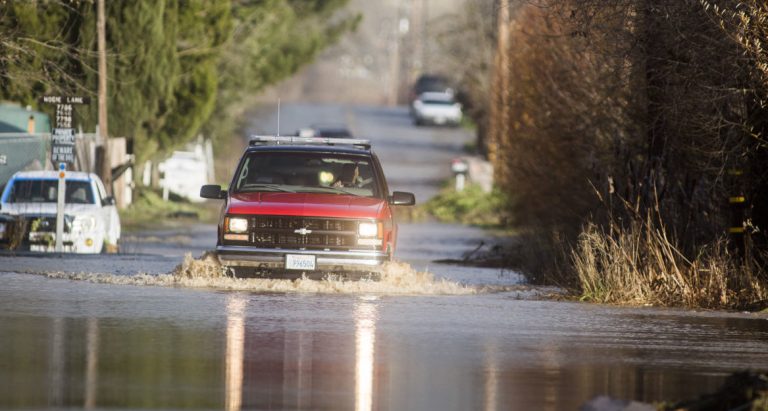 Fire crews were quick to act in storm rescue
