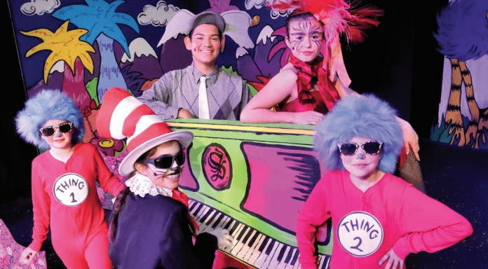 children actors in Granada theatre performance Seussical