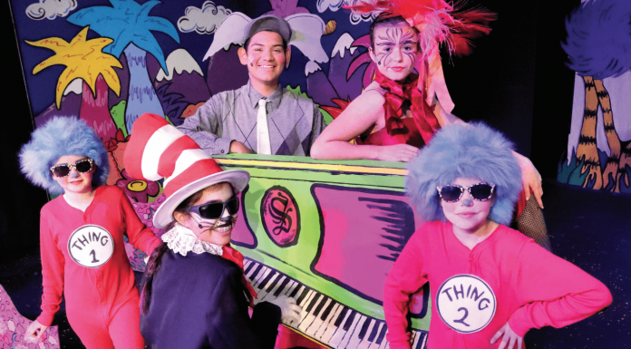 children actors in Granada theatre performance Seussical
