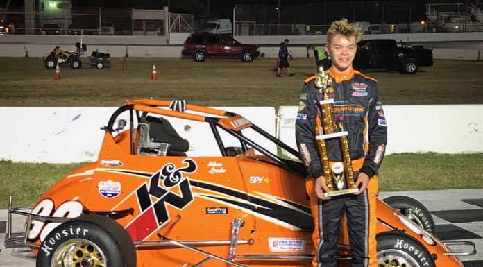 Adam Lemke races toward next level