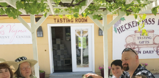 POPULAR VENUE The Vleck family celebrating Mother’s Day and their son Jeremiah's birthday at Hecker Pass Winery in Gilroy.