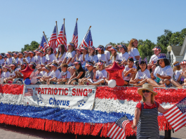 Blast from the past Morgan Hill Freedom Fest Patriotic Sing Float