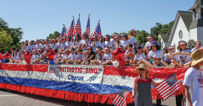 Morgan Hill Freedom Fest Patriotic Sing Float