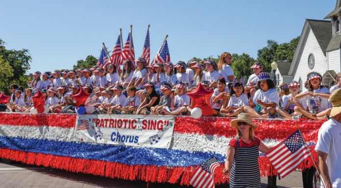 Morgan Hill Freedom Fest Patriotic Sing Float