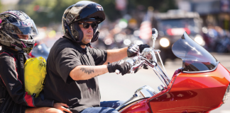 Hollister Independence Rally ride with passenger