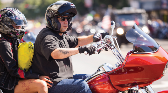 Hollister Independence Rally ride with passenger