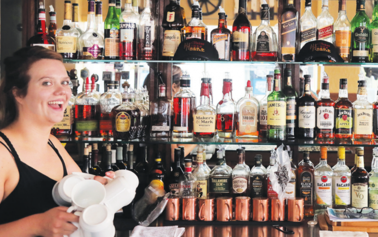 Bartender at Hollister house