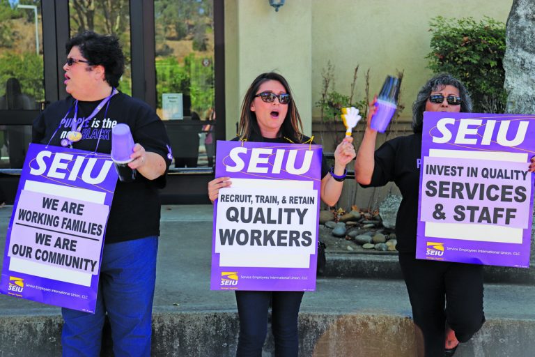 County workers rally amidst negotiations