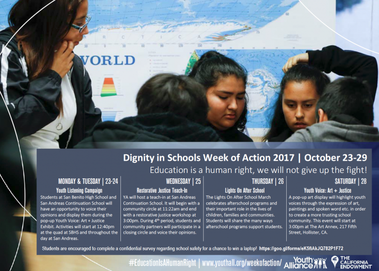 Week of Action at San Benito High School