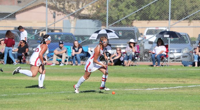 Balers field hockey sticking together