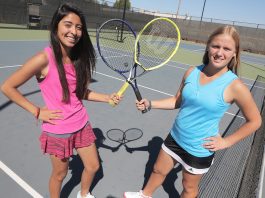 San Benito girls tennis on point