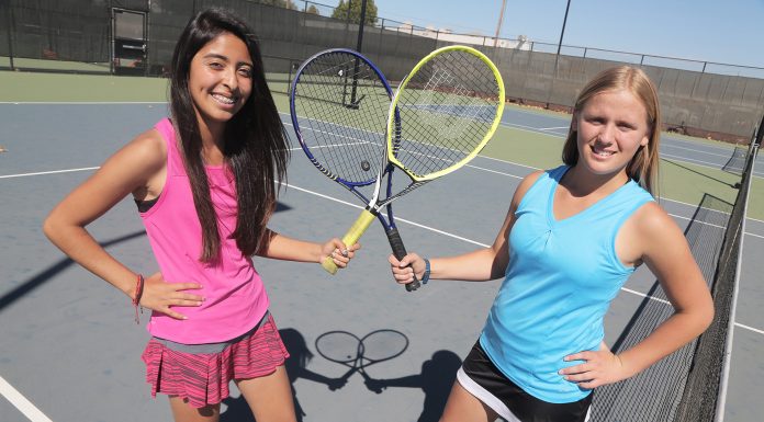 San Benito girls tennis on point