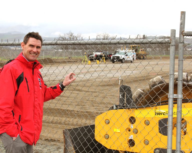 New school fields taking shape
