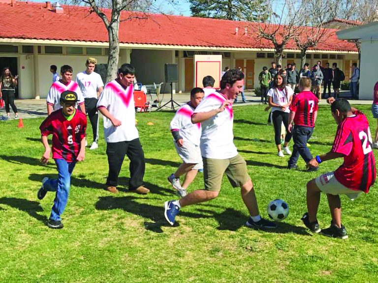 Inaugural Gifted Soccer game at SBHS