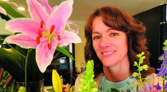 Flower girl open for business