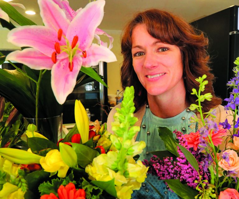 Flower girl open for business