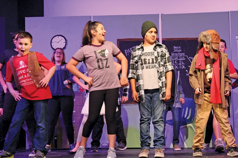 Young actors take the stage