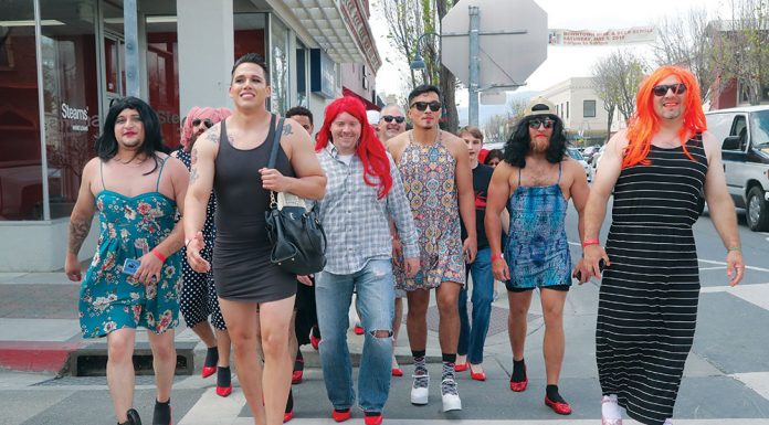 City walks a mile in her shoes