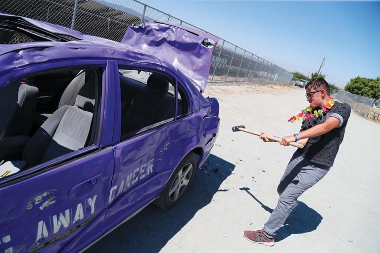 Smashing away cancer