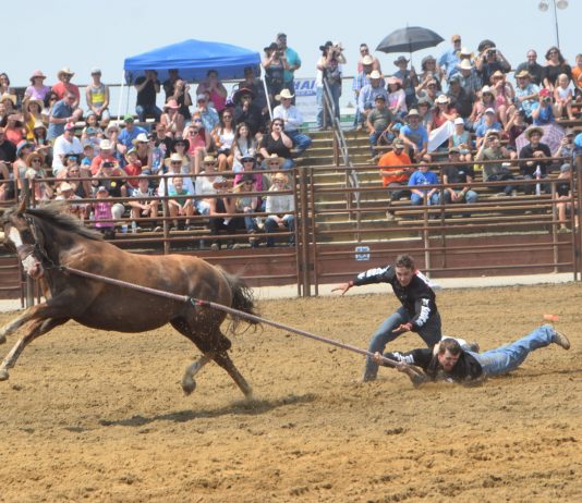 Rodeo has a rip-snorting first day