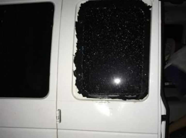 Police looking for rock thrower on 152