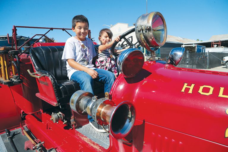 Kids meet local heroes