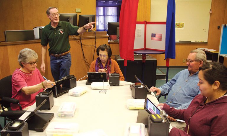 Election officers serve their communities