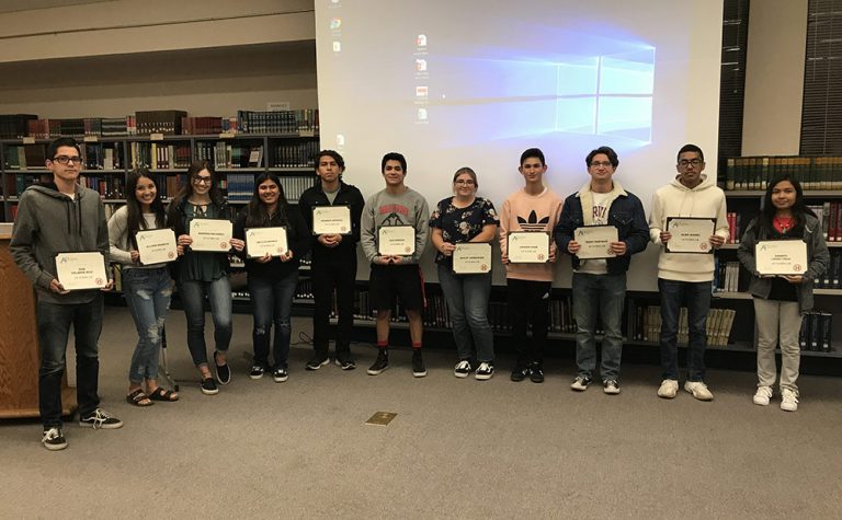 SBHS honors achieving students