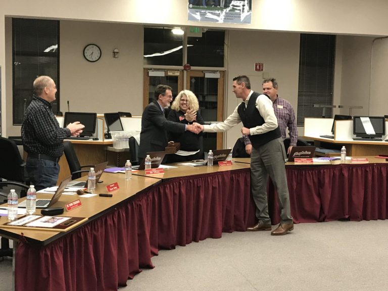 Departing trustee Tiffany honored for service