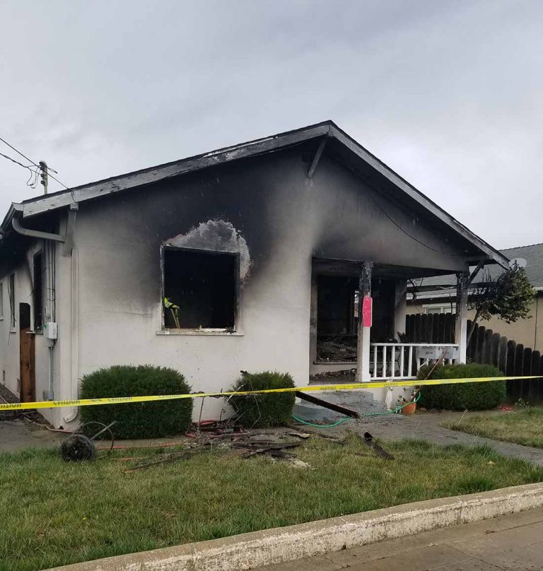 Fire leaves three homeless in Hollister