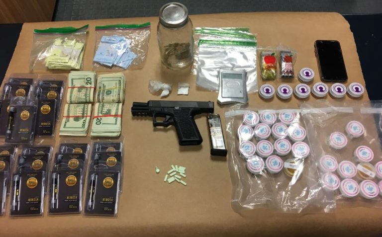 Police: Juvenile arrested with gun, drugs