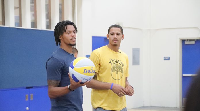 Golden State Warriors are in the community